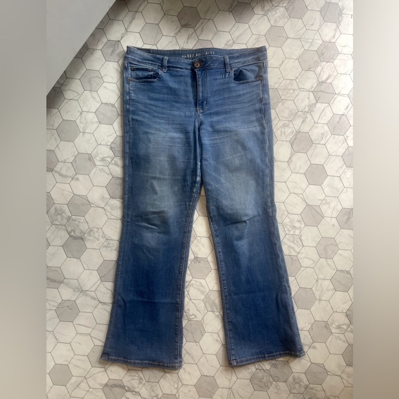 Bundle Lot of 9 pairs of jeans bottoms pants leggings American eagle 16 long - Picture 13 of 16